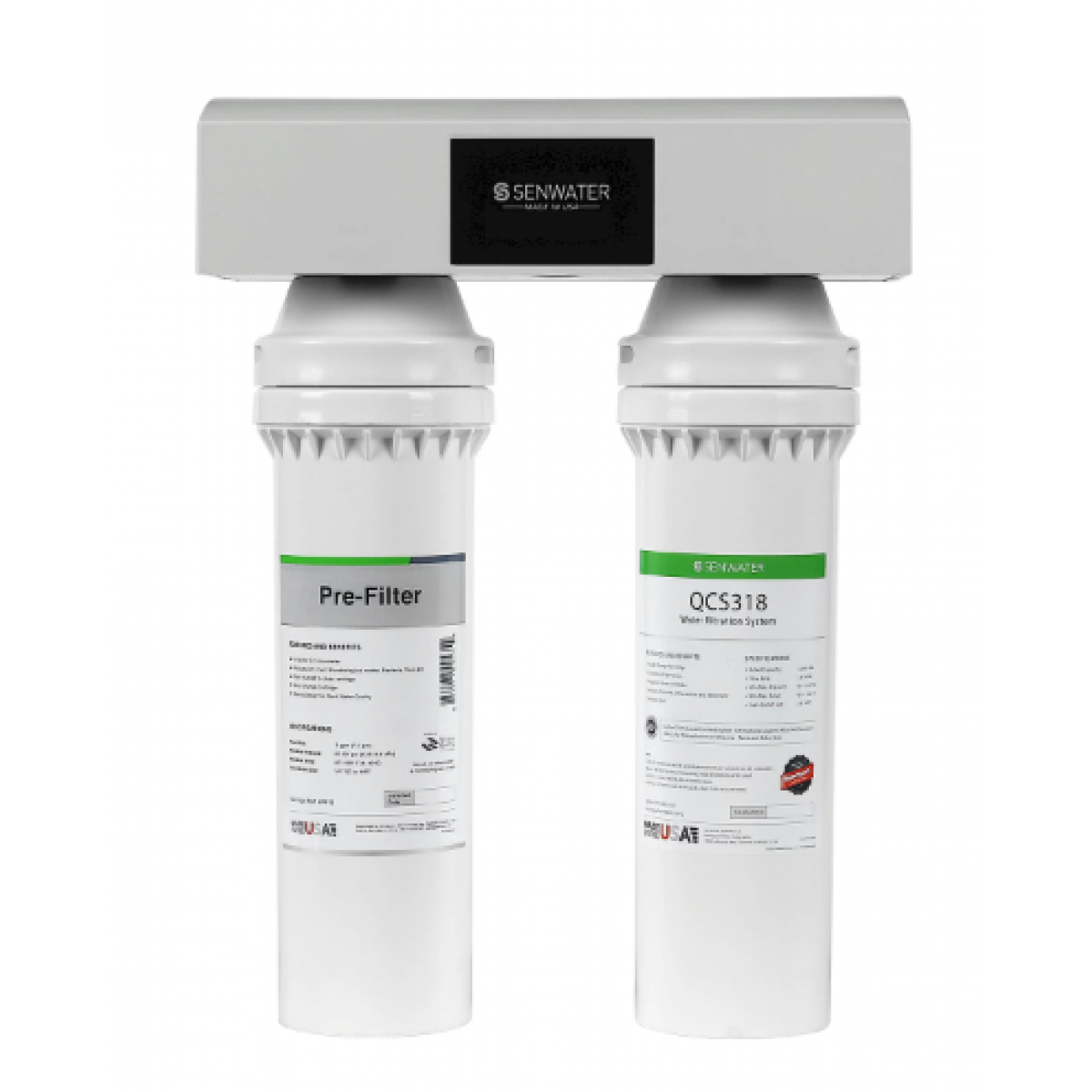 SenWater PF13+QCS318 美國濾水器 - NSF 認證，長效過濾